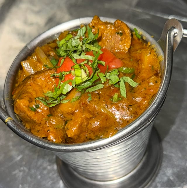 Lamb Dhmaka Balti.